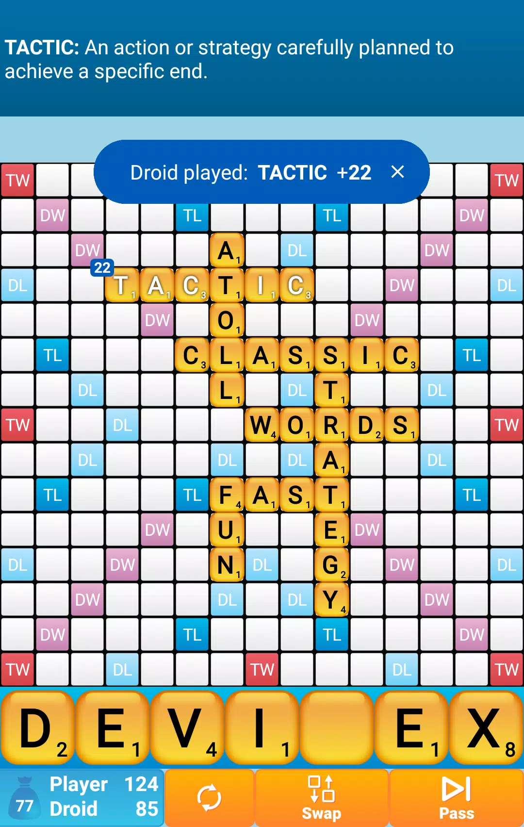 Classic Words Solo应用截图第1张