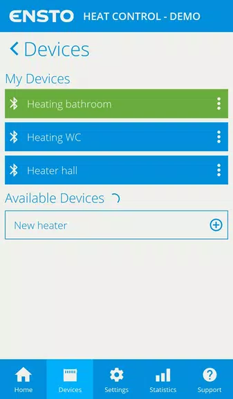Ensto Heat Control App Screenshot 4