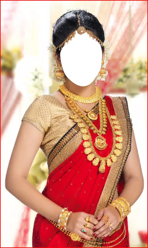South Indian Women Saree Photo Captura de tela 1