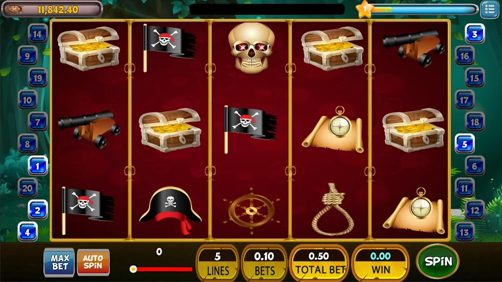 Pirates Slot Machine Treasure Spins應用截圖第2張