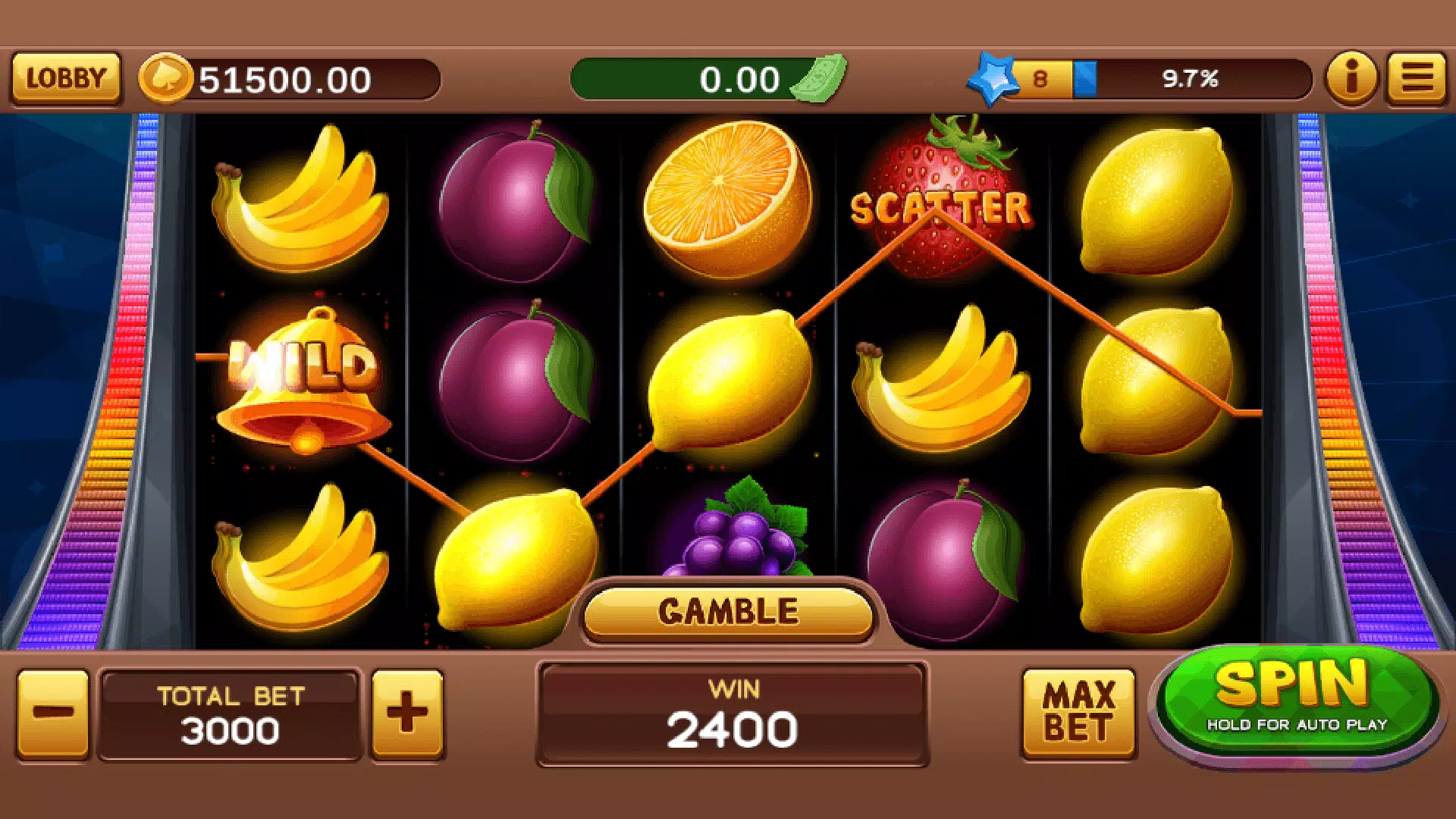 Game Heap - Seven Slots Screenshot 2
