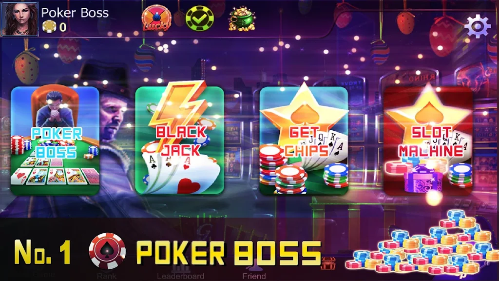 Poker Boss: Texas Holdem Offline Zrzut ekranu 1