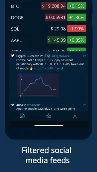 HODL Real-Time Crypto Tracker Tangkapan skrin 3