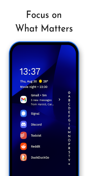 Niagara Launcher Home Screen Mod Zrzut ekranu 1