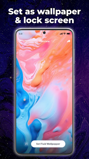 4D Wallpaper Fluid Simulation Ekran Görüntüsü 2