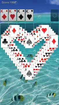 Solitaire: Ocean Blue स्क्रीनशॉट 3