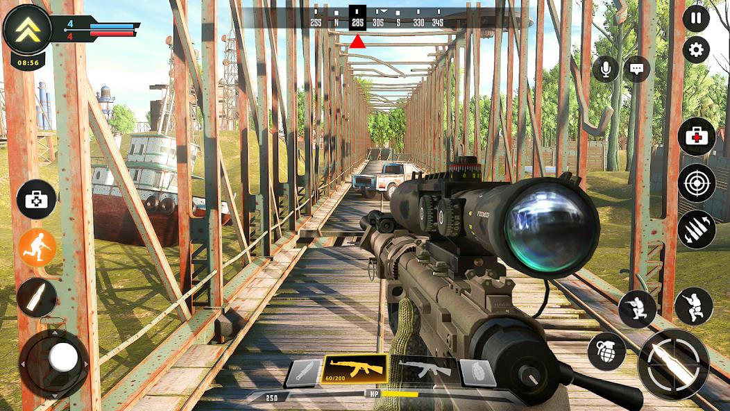 Sniper Game: Shooting Gun Game Mod Ảnh chụp màn hình 1