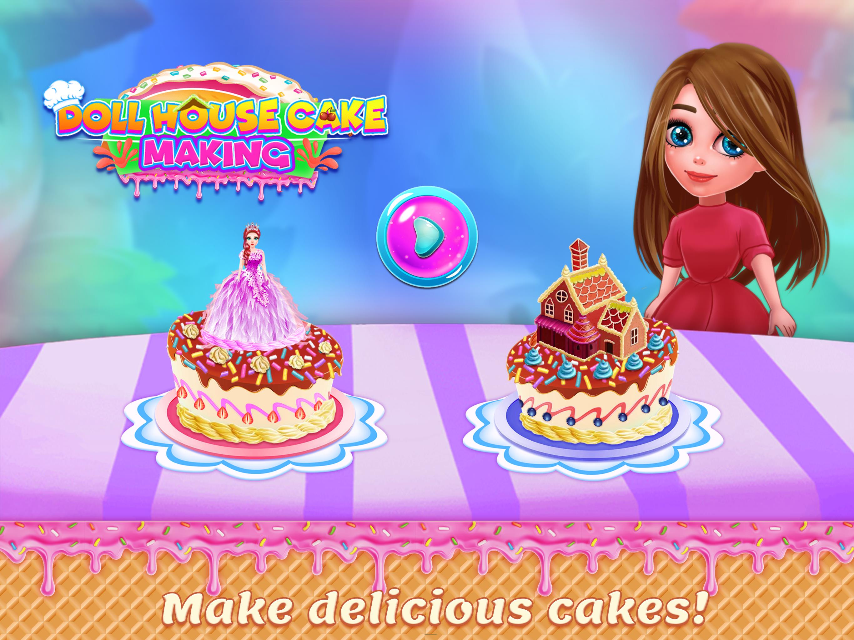 Doll House Cake Maker Game 스크린샷 3