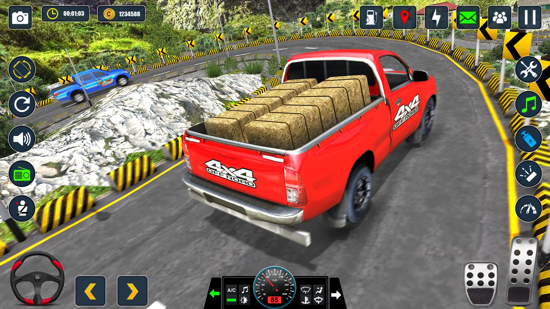 Offroad Pickup Truck Cargo Sim Tangkapan skrin 1