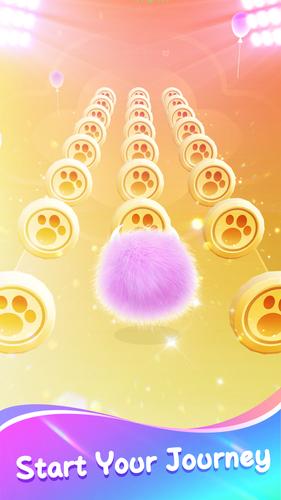 Fluffy Ball: Music Hop Game Ekran Görüntüsü 4