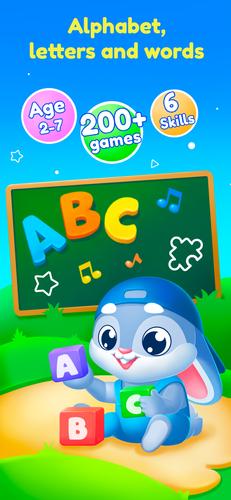 Binky ABC games for kids 3-6 Скриншот 1