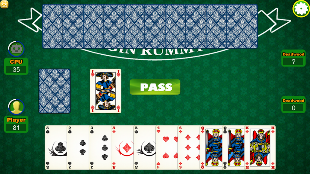 Gin Rummy Pabroton ဖန်သားပြင်ဓာတ်ပုံ 2