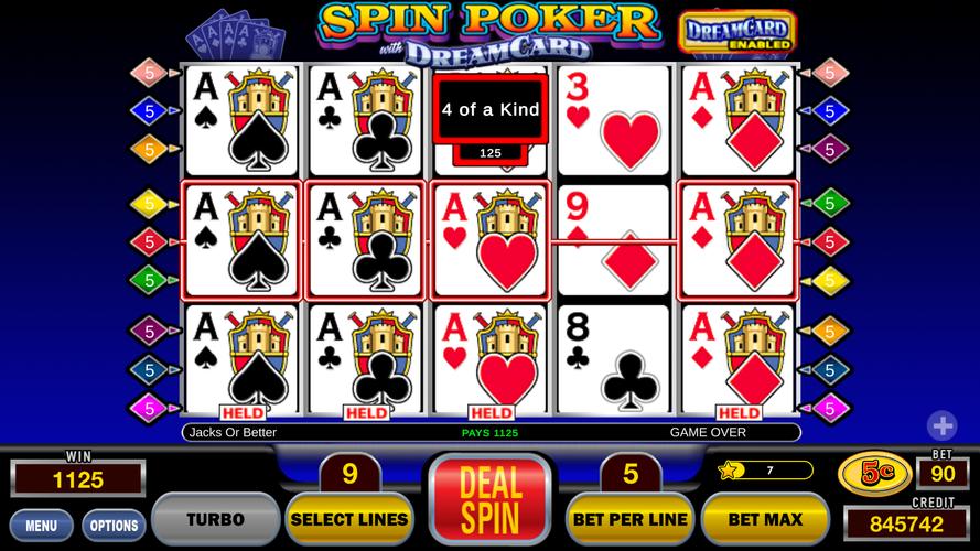 Spin Poker™ Casino Video Slots Tangkapan skrin 3
