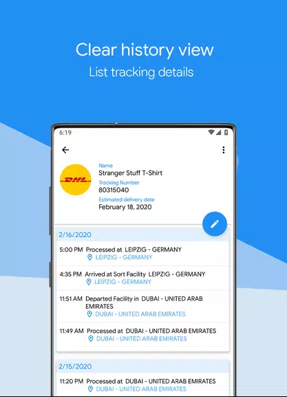 Packages Tracker Ảnh chụp màn hình 3