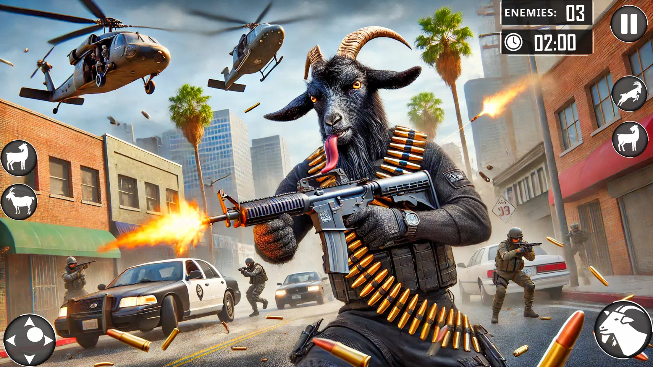 Angry Goat Fun Simulator應用截圖第2張
