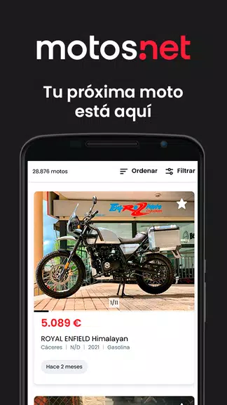 Motos.net - Motos de Ocasión स्क्रीनशॉट 2