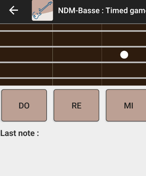 NDM-Bass Learn Music Notes Capture d'écran 1