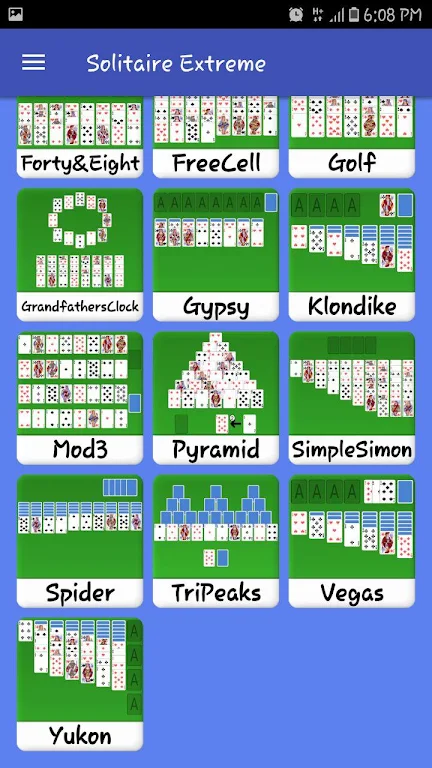 Solitaire Extreme by God `n me Puzzle Screenshot 1