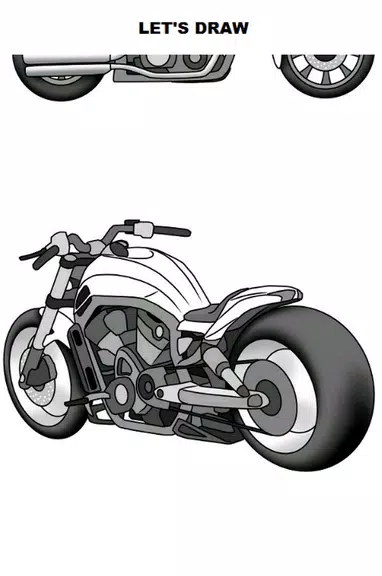 Draw Motorcycles: Cruiser应用截图第1张