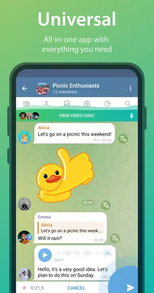 iMe Messenger & Crypto Wallet Screenshot 1
