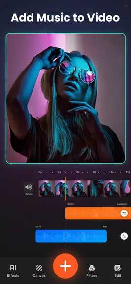 Add Music To Video & AI Editor Screenshot 2