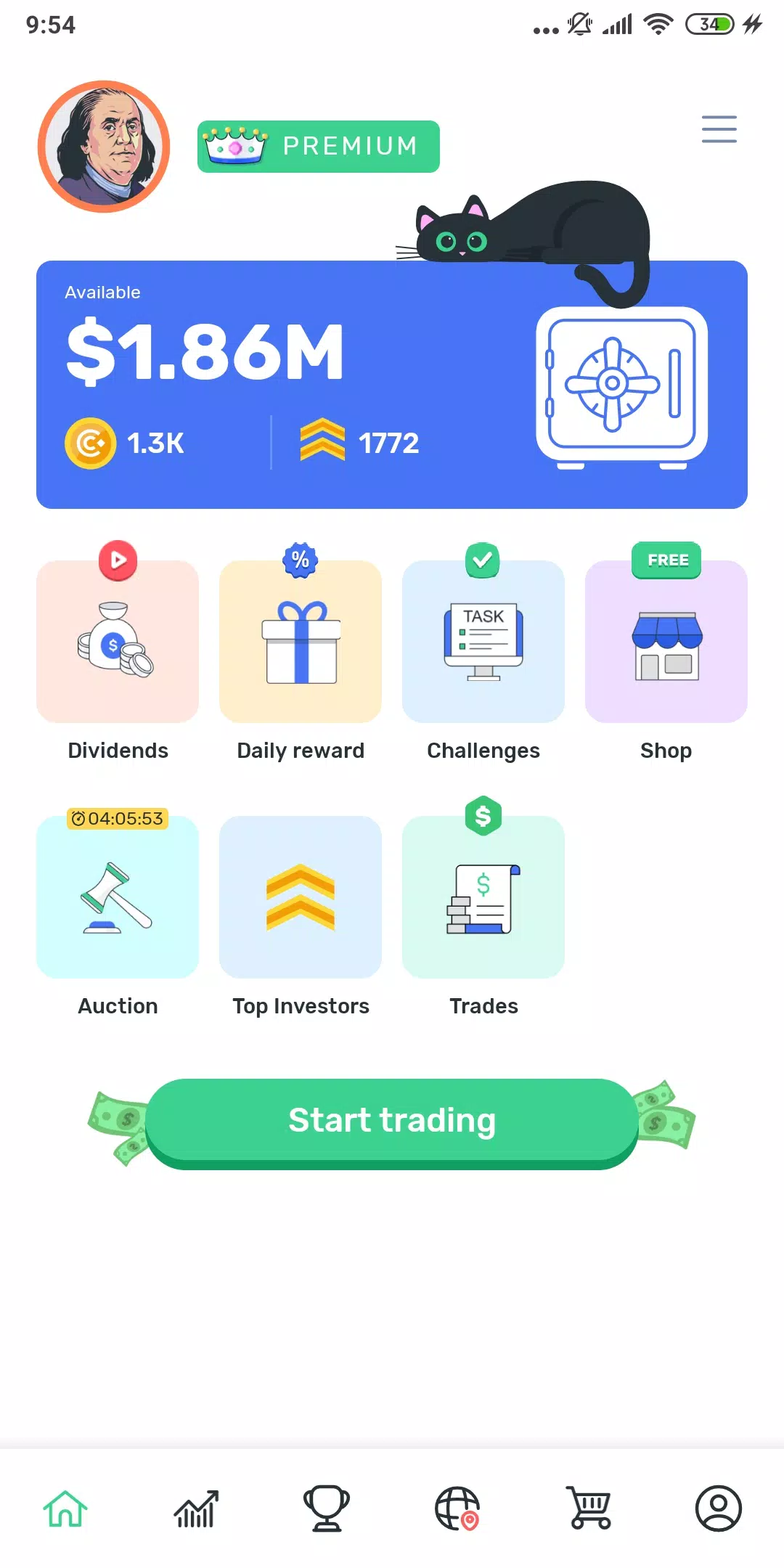 Cryptomania —Trading Simulator 스크린샷 1