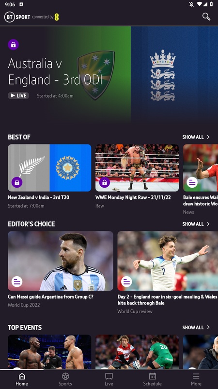 TNT Sports: News & Results ภาพหน้าจอ 1