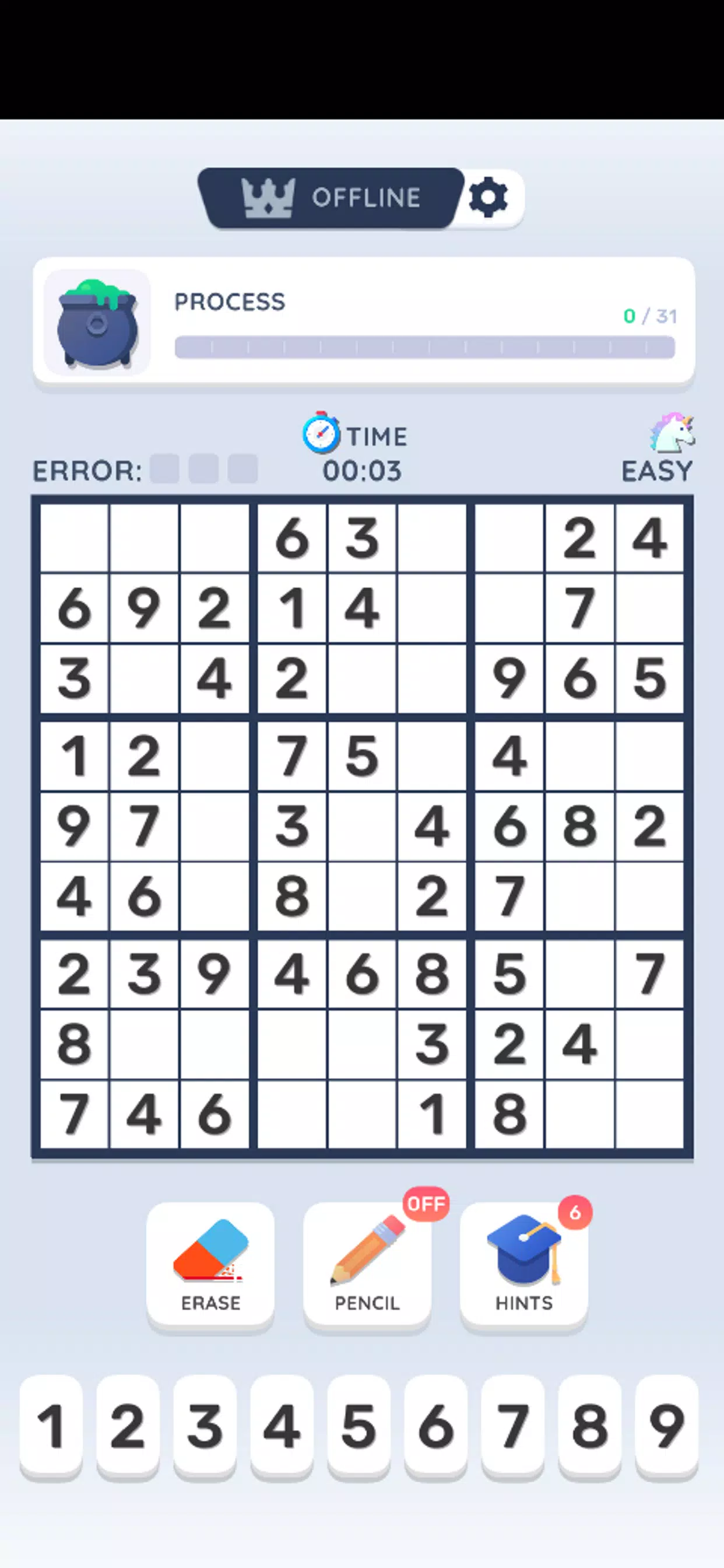 Sudoku Online Ekran Görüntüsü 2