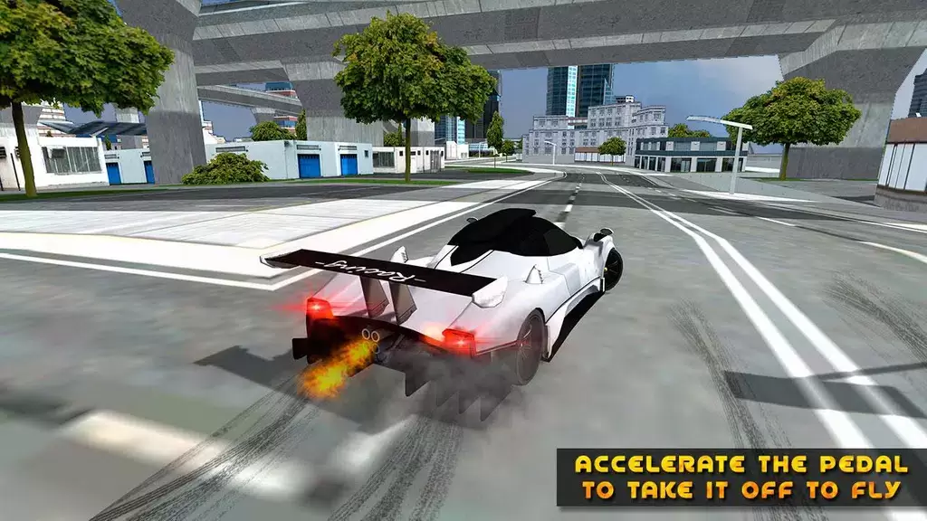 Flying Car Game driving ภาพหน้าจอ 4