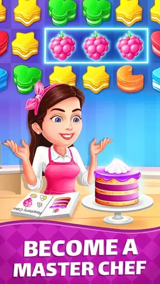 Cake Blast: Match 3 Games स्क्रीनशॉट 1