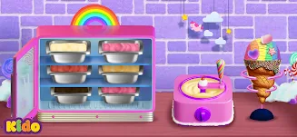 Ice Cream Making Game For Kids स्क्रीनशॉट 3