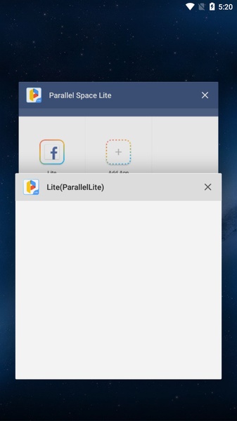 Parallel Space Lite－Dual App Captura de pantalla 2