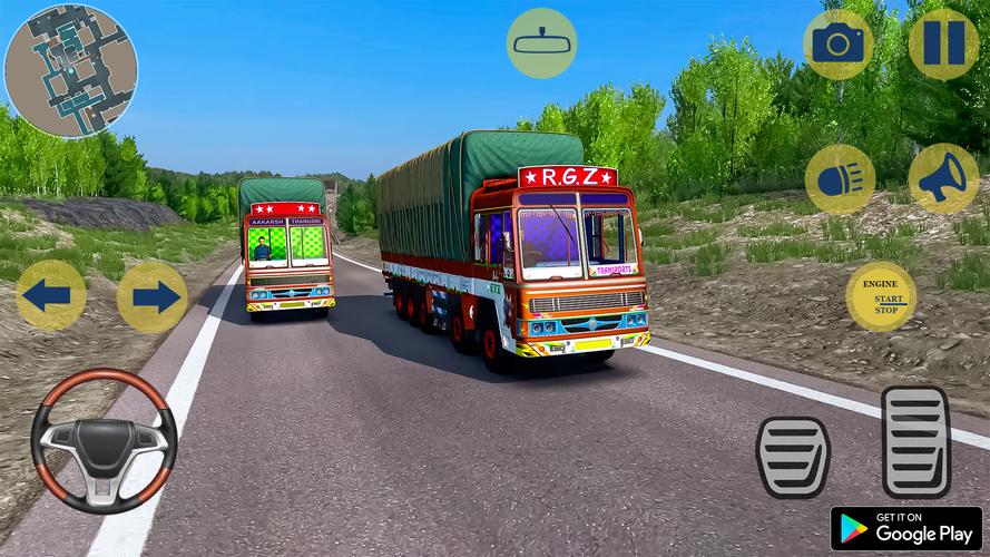 Indian Truck Cargo Truck Games Captura de tela 1