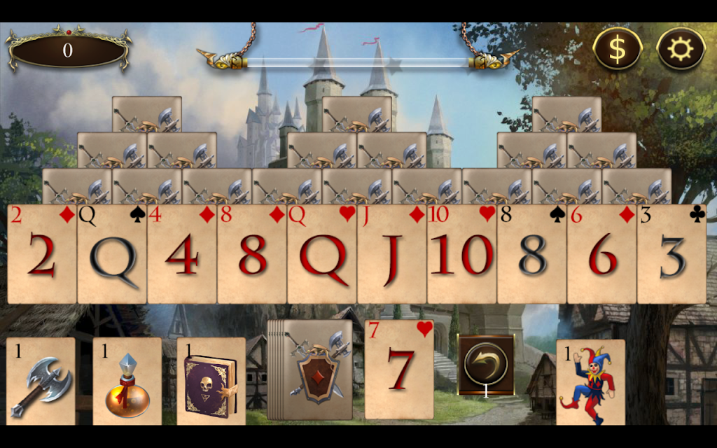 Legends of Solitaire Curse of the Dragons TriPeaks Screenshot 3