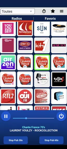 Radios Françaises Ekran Görüntüsü 1