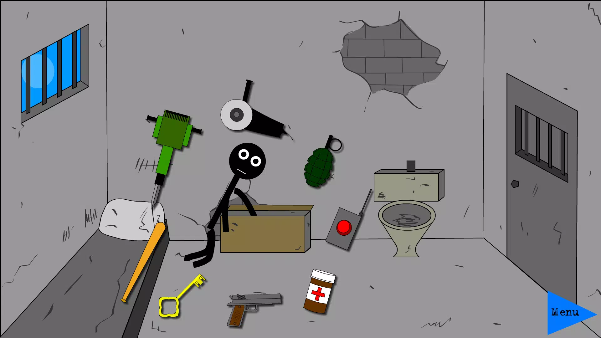 Stickman Jailbreak 2，Dumb ways Schermafbeelding 1