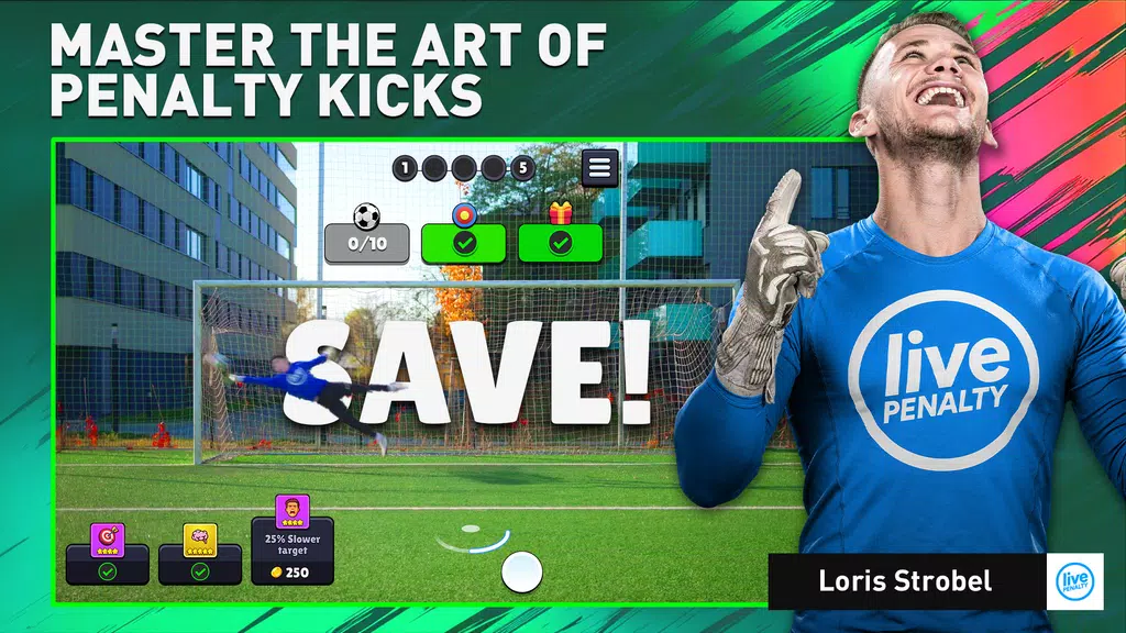 Soccer Penalty: Live Goalie Tangkapan skrin 2