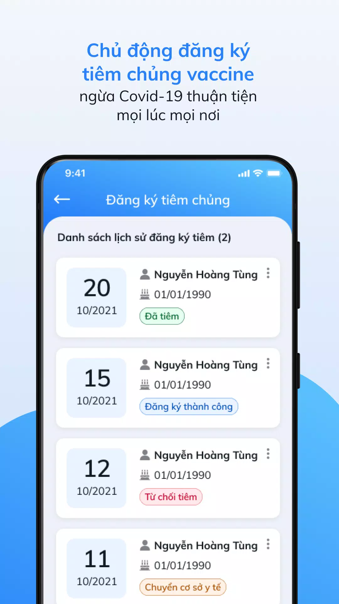 Sổ sức khỏe điện tử Скриншот 2