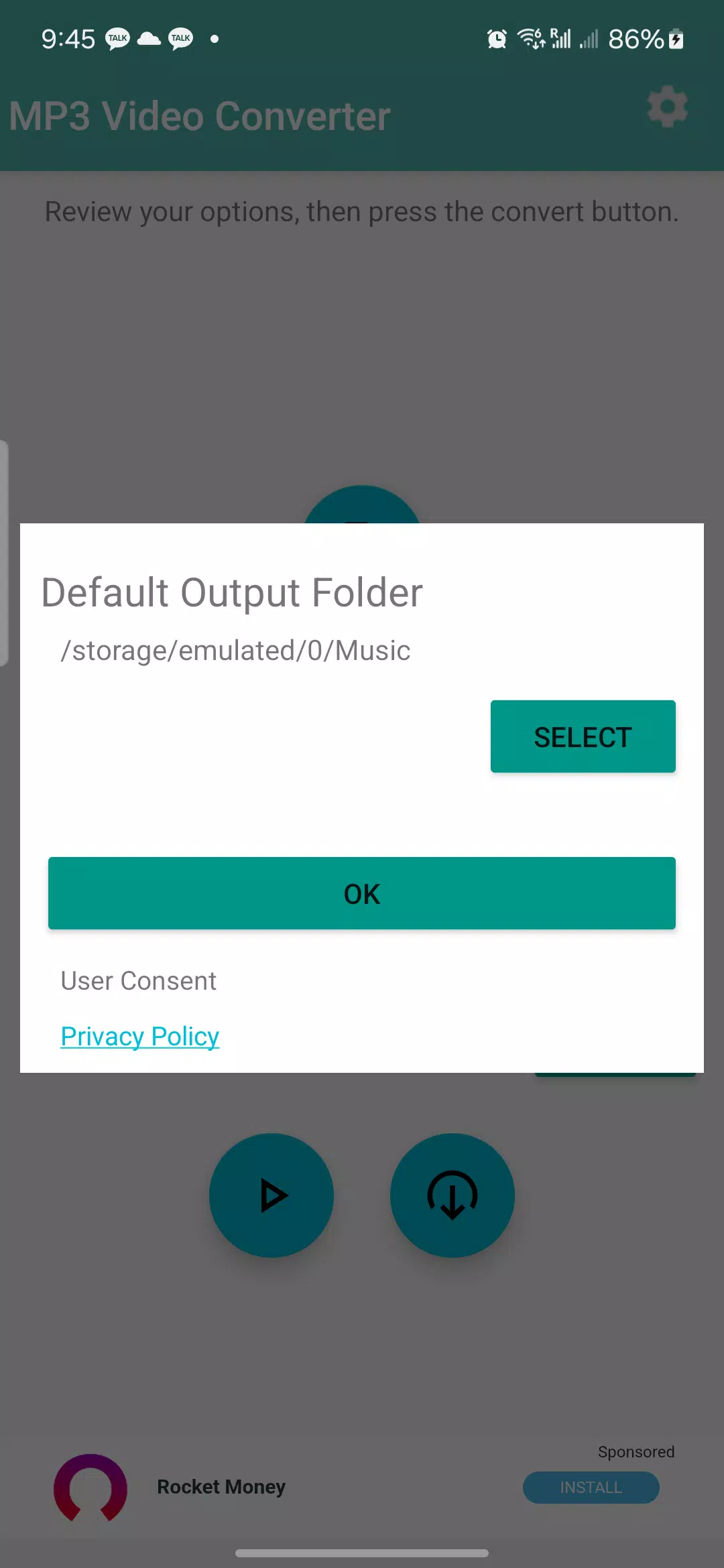 MP3 Video Converter Screenshot 4