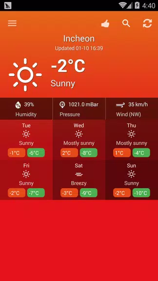 Weather South Korea应用截图第3张