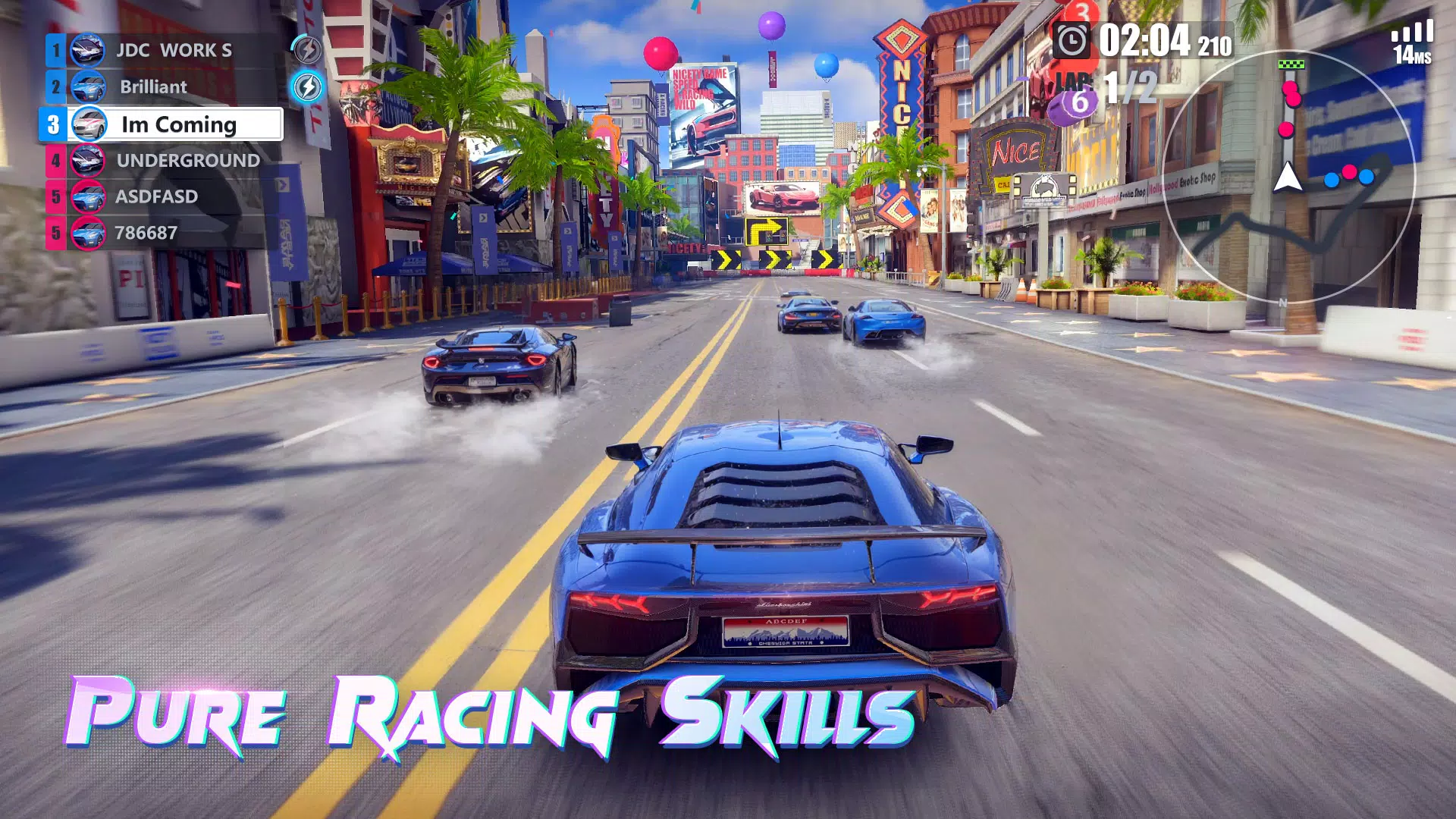 Free Racing: 3v3 Ảnh chụp màn hình 2