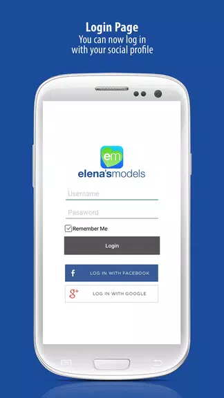 Elena's Models Dating App Screenshot 1