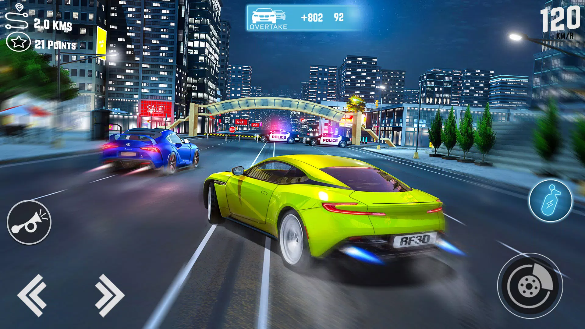 Real Highway Car Racing Game Schermafbeelding 3