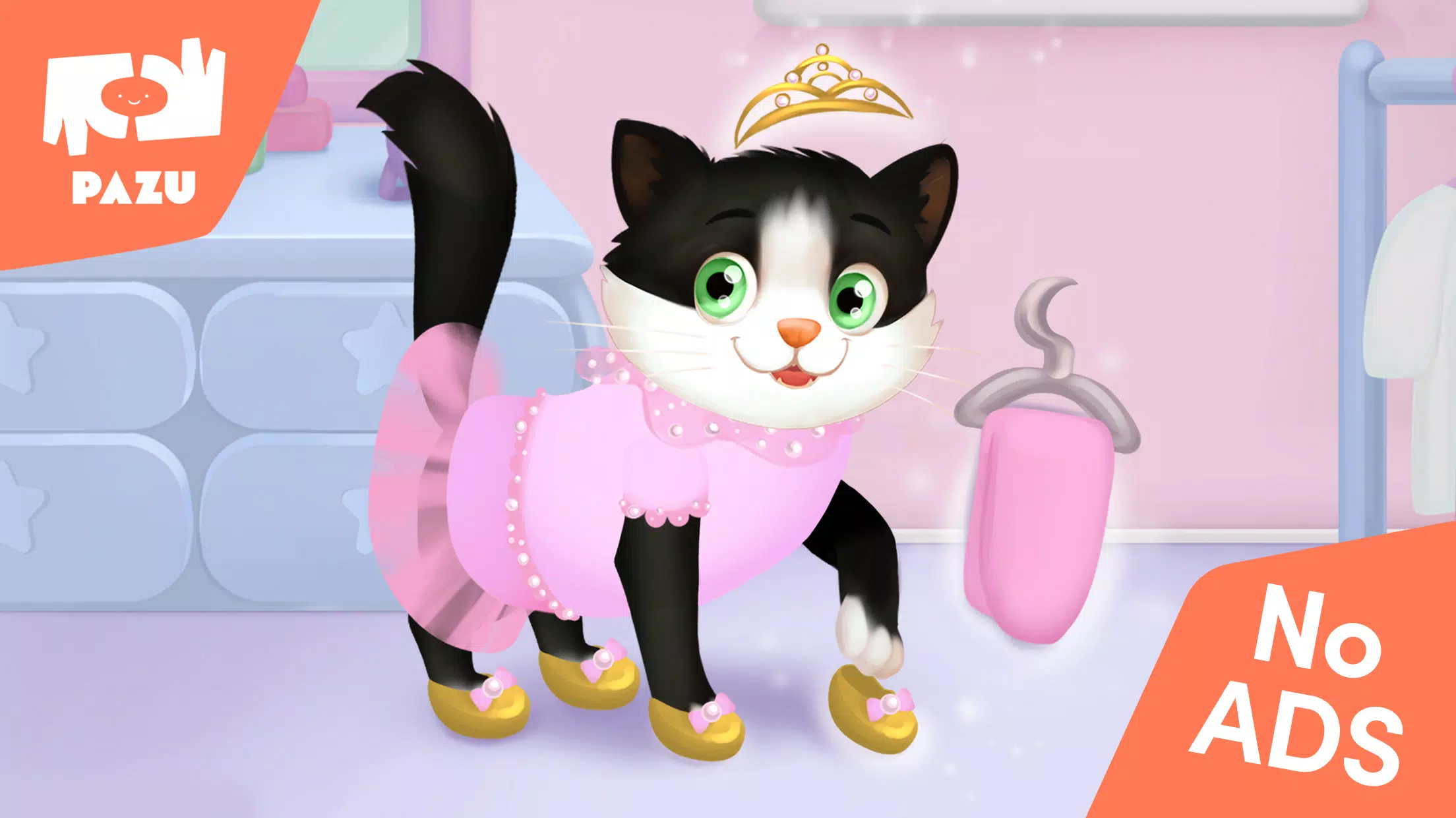 Cat game - Pet Care & Dress up স্ক্রিনশট 1