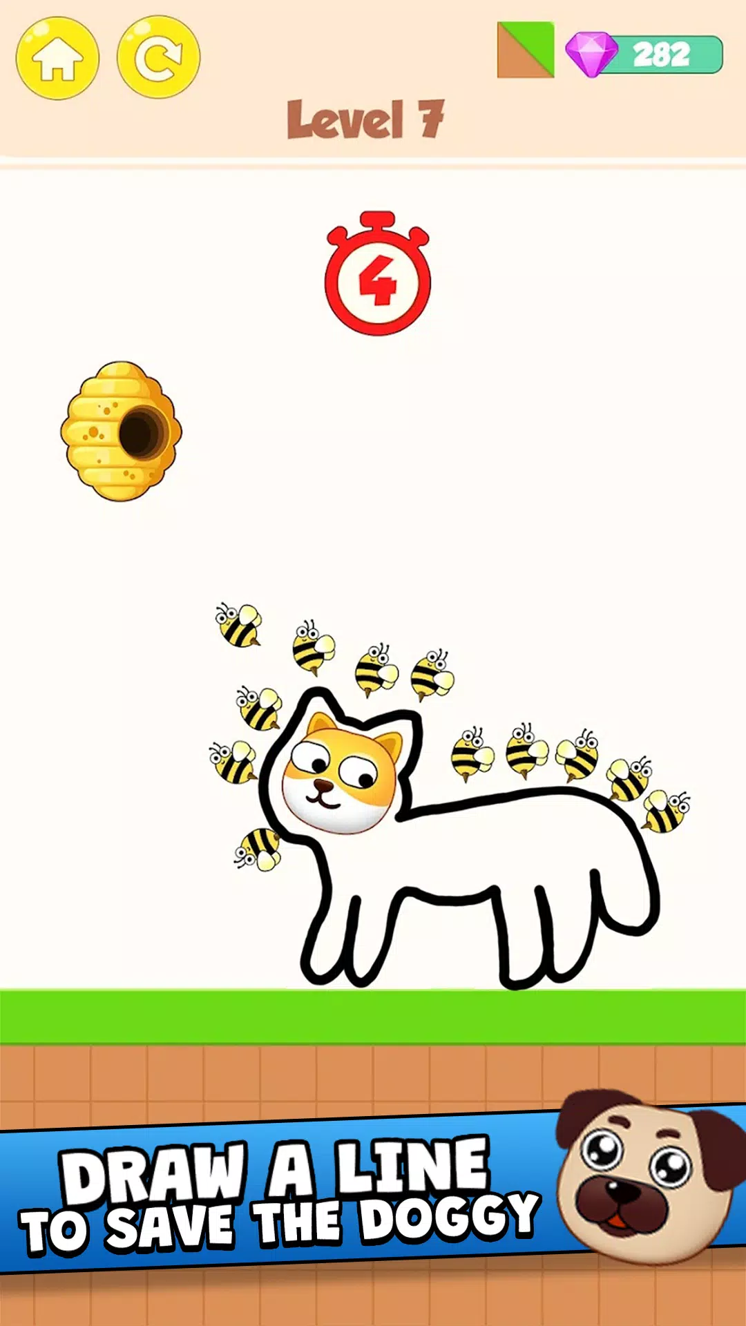 Save the Dog - Draw to Save 스크린샷 2