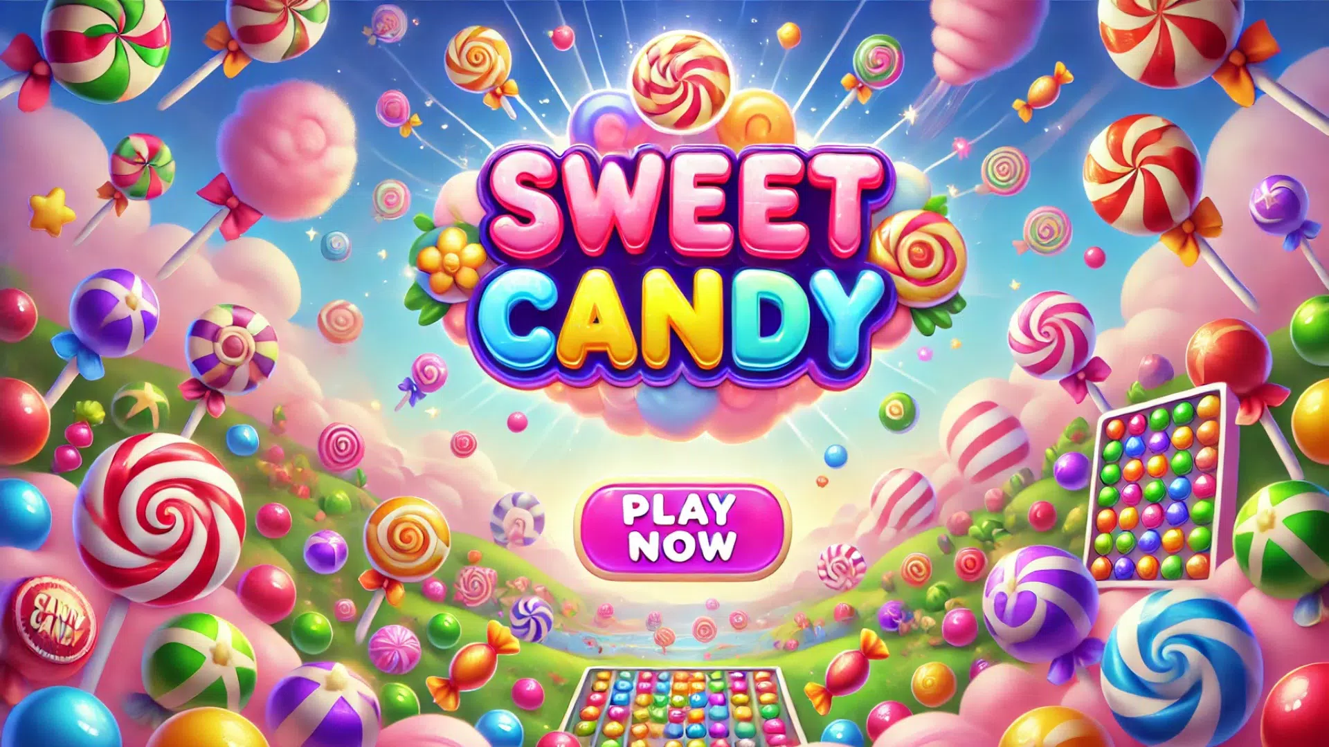 Sweet Candy - Match 3 Puzzle ภาพหน้าจอ 1