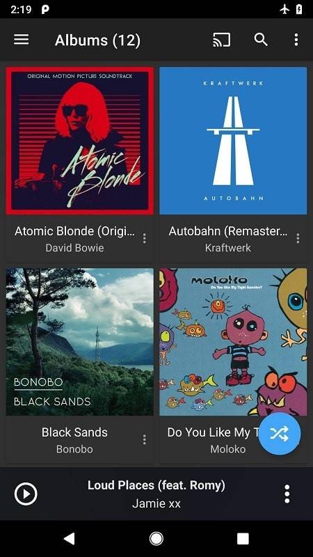 doubleTwist Pro music player Captura de pantalla 1