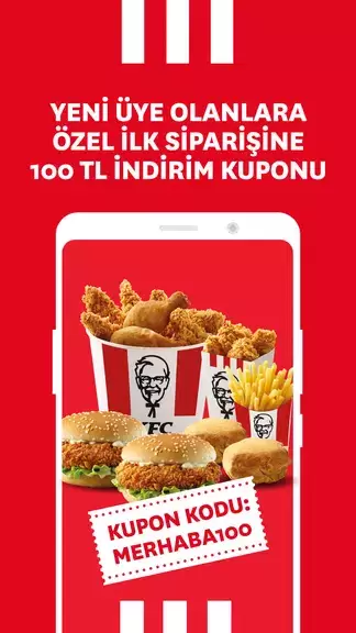 KFC Türkiye – Yemek Siparişi スクリーンショット 2