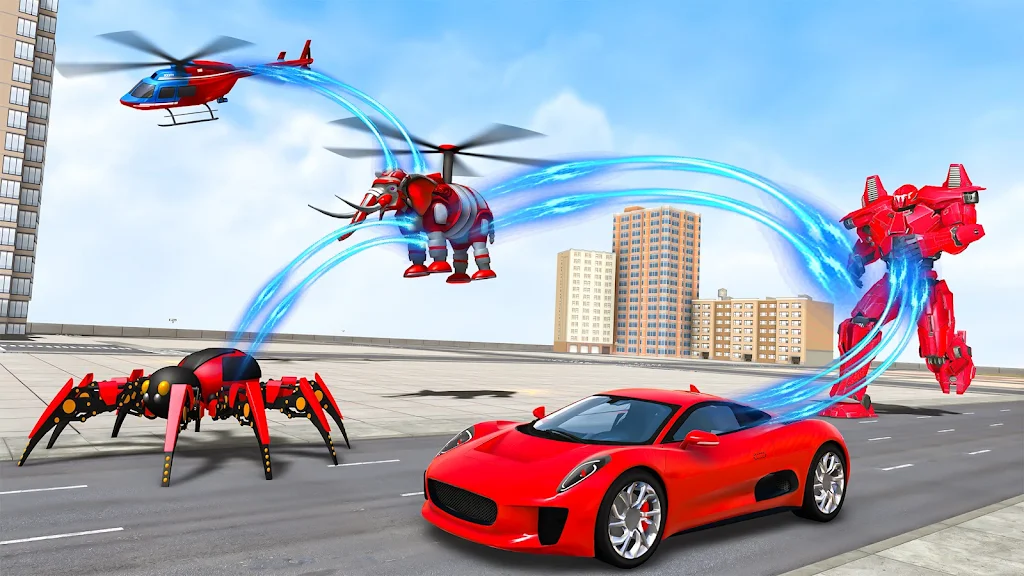 Spider Robot Games: Robot Car Ảnh chụp màn hình 3