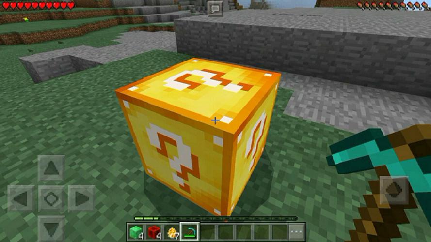 Lucky block mod for mcpe Скриншот 2